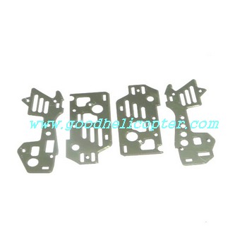 mjx-t-series-t54-t654 helicopter parts metal main frame set (4pcs) - Click Image to Close